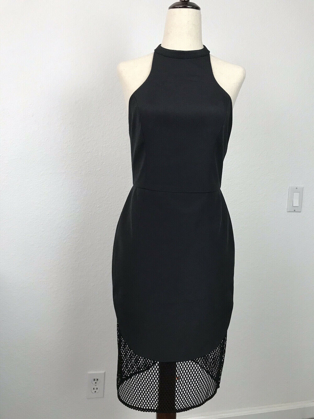 Finders Keepers Asymmetric Halter Bodycon Dress Daytime